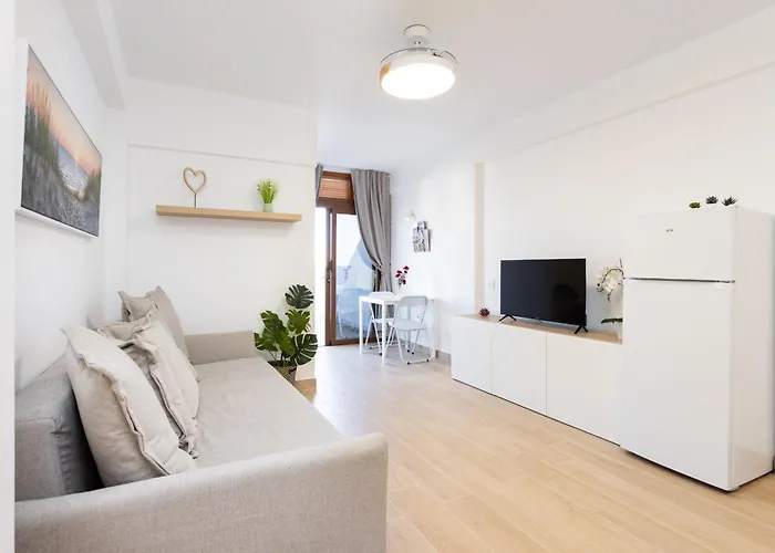 Spectacular View Of Vistas & Ocean Los Cristianos (Tenerife)